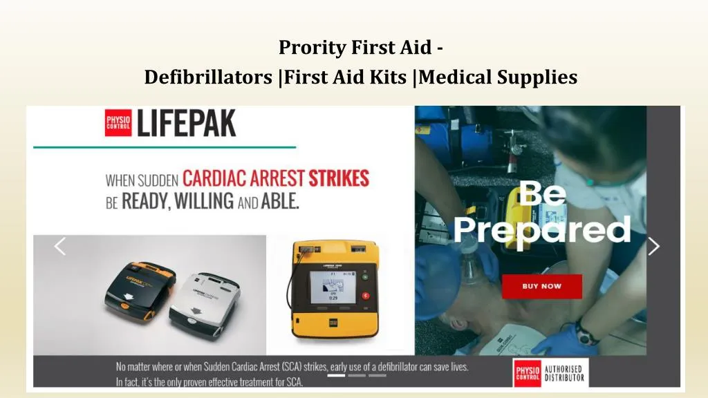 prority first aid defibrillators first aid kits medical supplies
