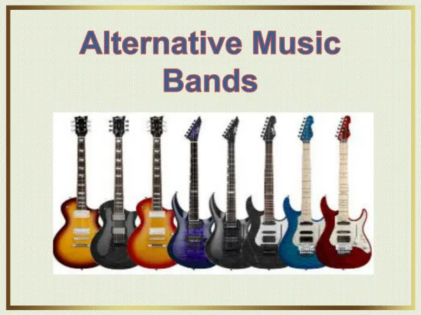 Alternative Music Bands