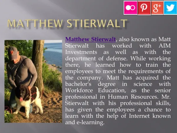Matthew Stierwalt