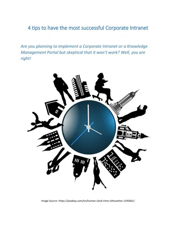 4 tips to have the most successful Corporate Intranet