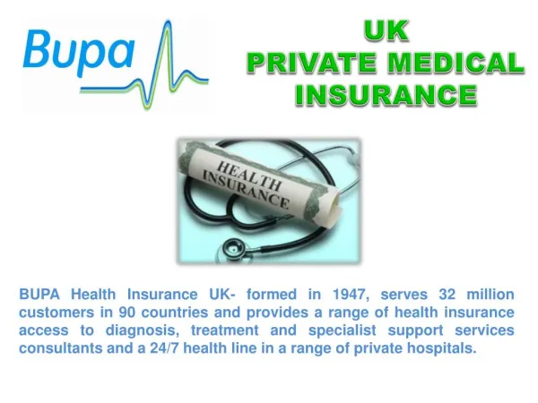Uk Private Medical Insurance