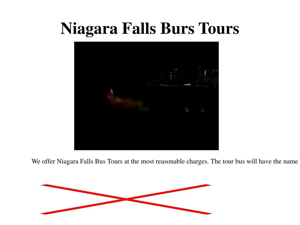 niagara falls burs tours