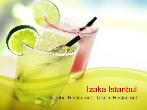 Taksim best restaurants - Delicious Turkish Foods