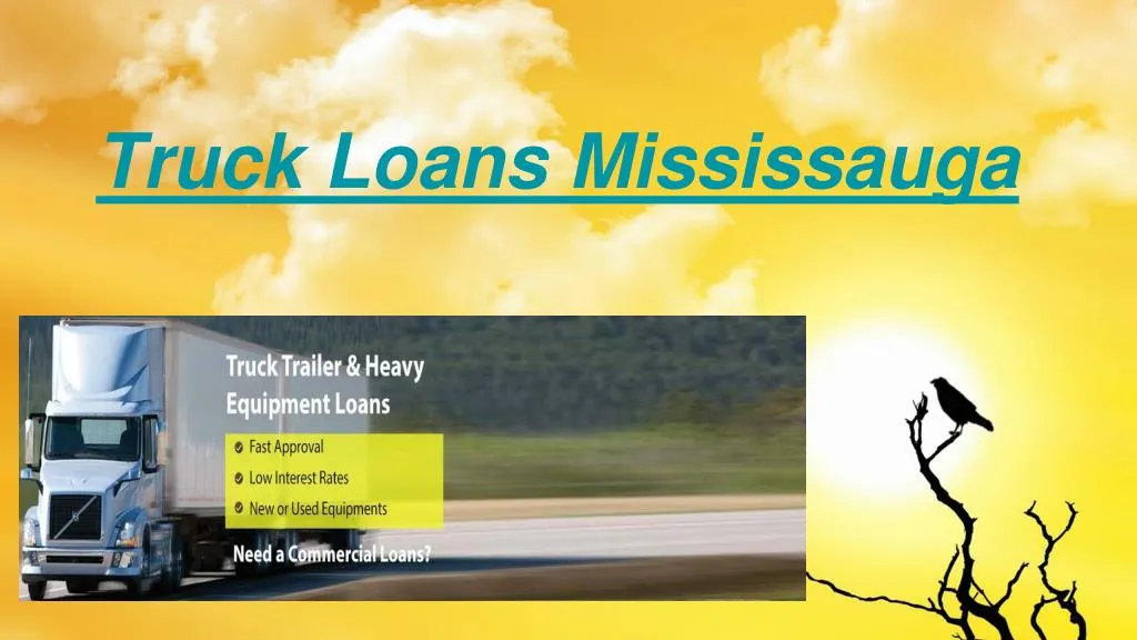 truck loans mississauga