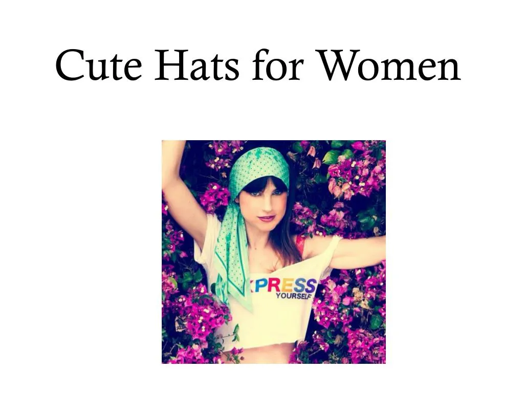 cute hats for w omen
