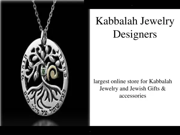 Stunning High Quality Kabbalah Jewelry