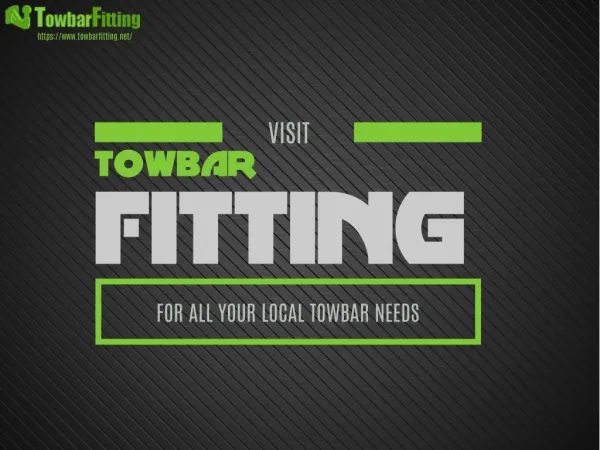 We Are Towbar Fitting