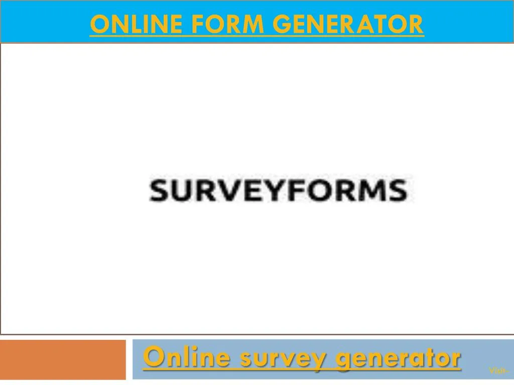 online form generator