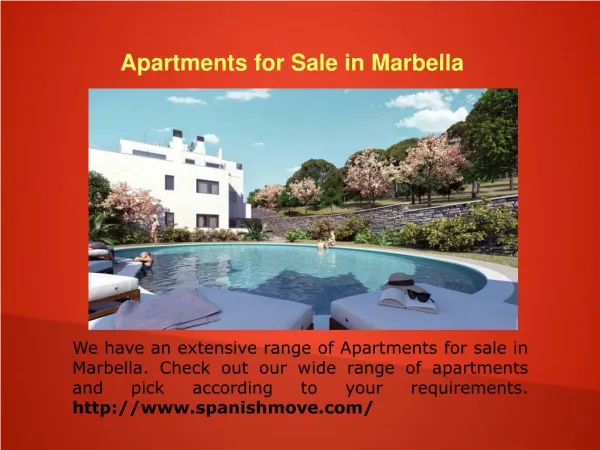 Apartments for Sale in Marbella