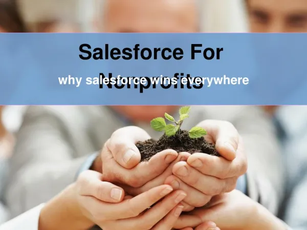 Salesforce for nonprofits- why salesforce wins over every crm