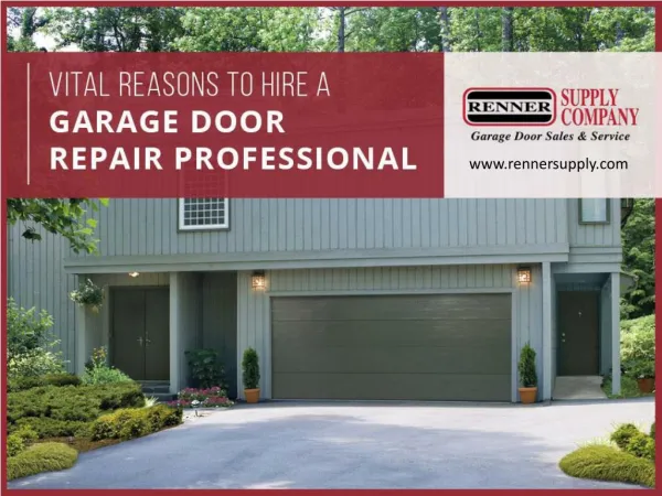 Top Reasons to Hire a Garage Door Repair Professional