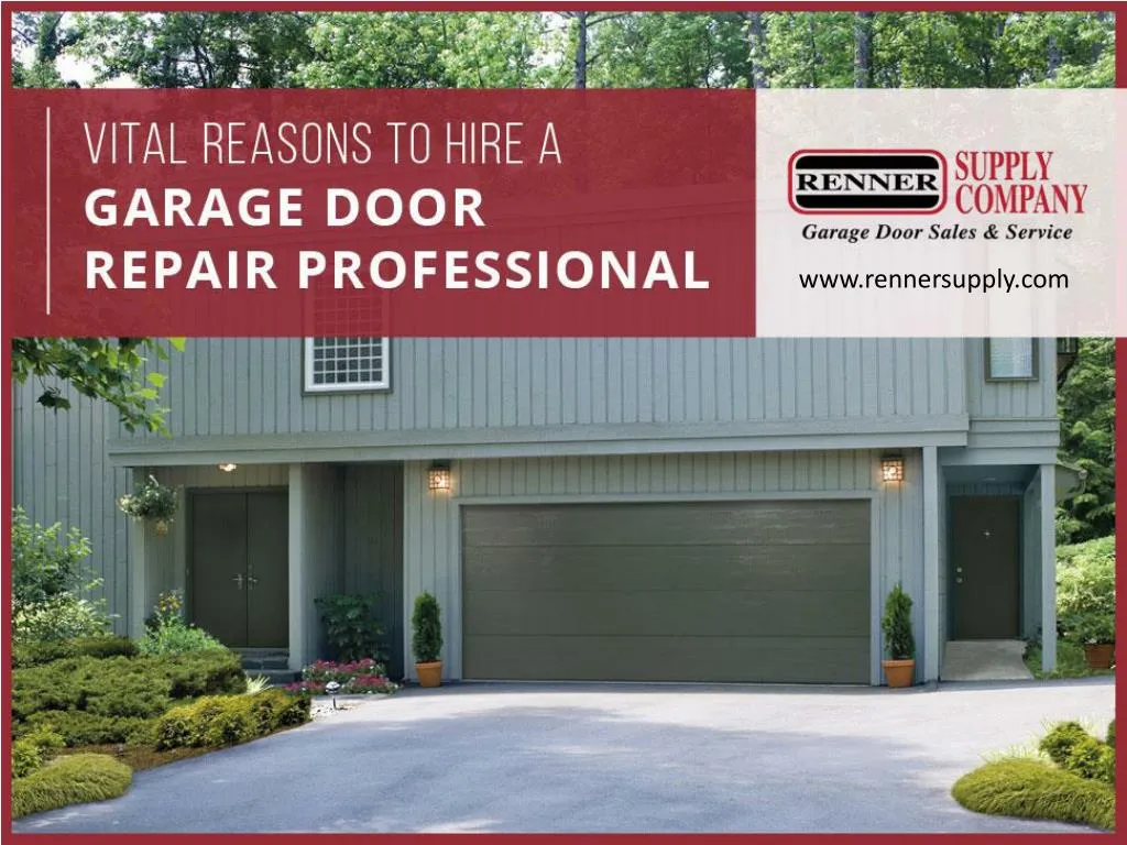 vital reasons to hire a garage door repair professional