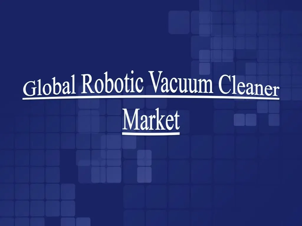 global robotic vacuum cleaner market