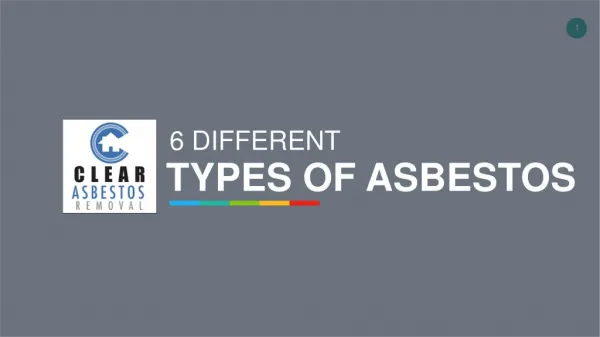 6 Different Types of Asbestos