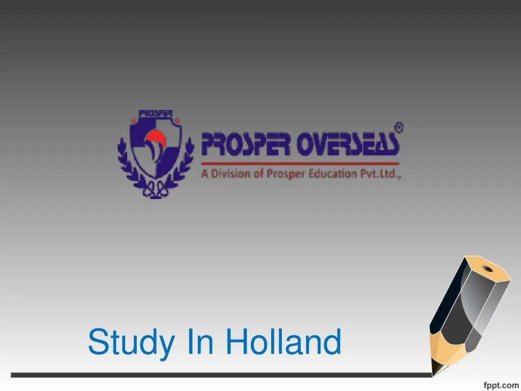 study in holland