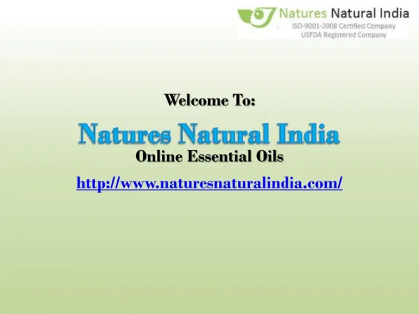 Collect fine collection of Natural Essential Oils at best price.