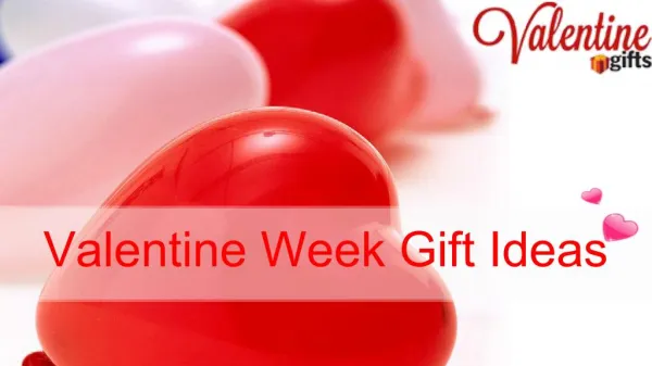 Valentine Week Gift Ideas (Day Wise)