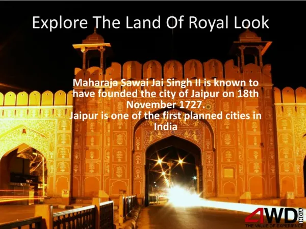 Explore The Land Of Royal Look