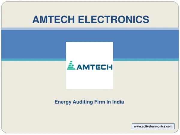 Amtech Electronics - Energy Auditing Firm In India
