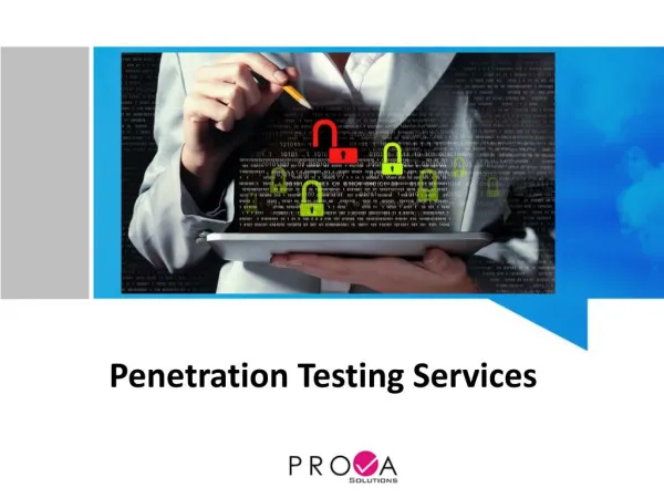 Penetration Testing Services By Prova