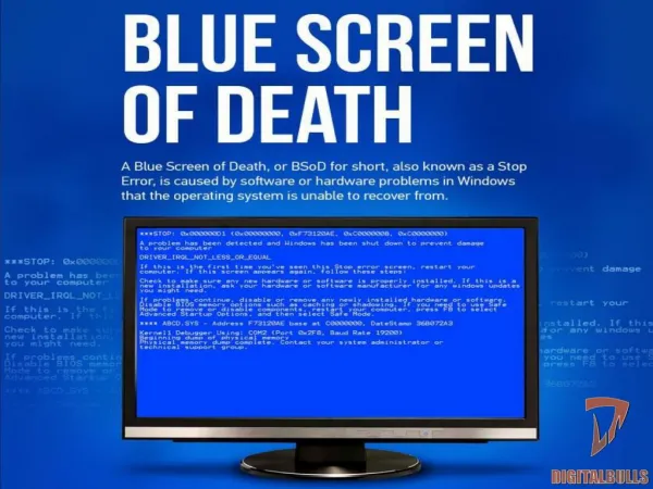 How To See or Fix Blue Screen Error - DigitalBulls