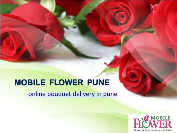 Online Bouquet Delivery in Pune