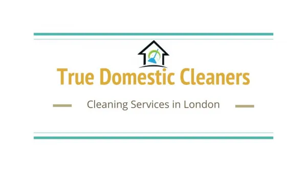 True Domestic Cleaners in London