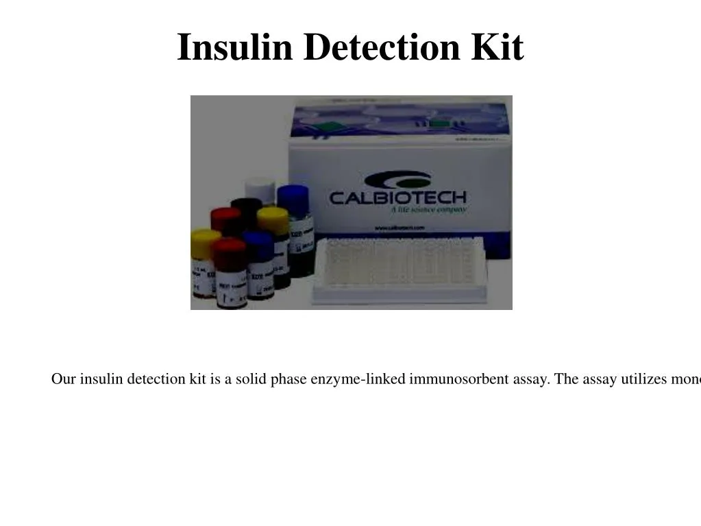 insulin detection kit