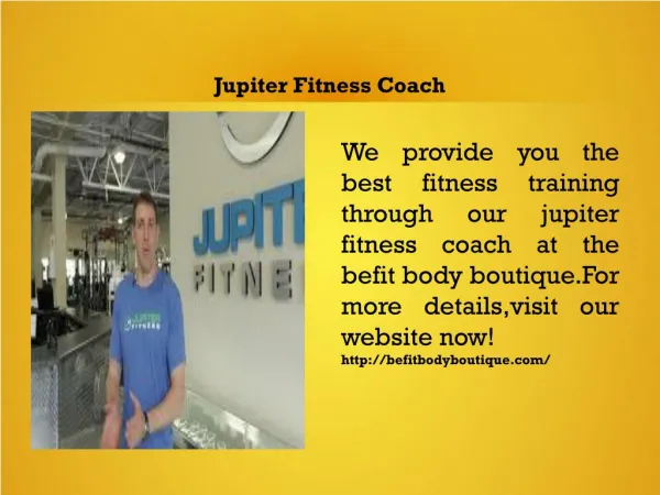 Jupiter Fitness Coach