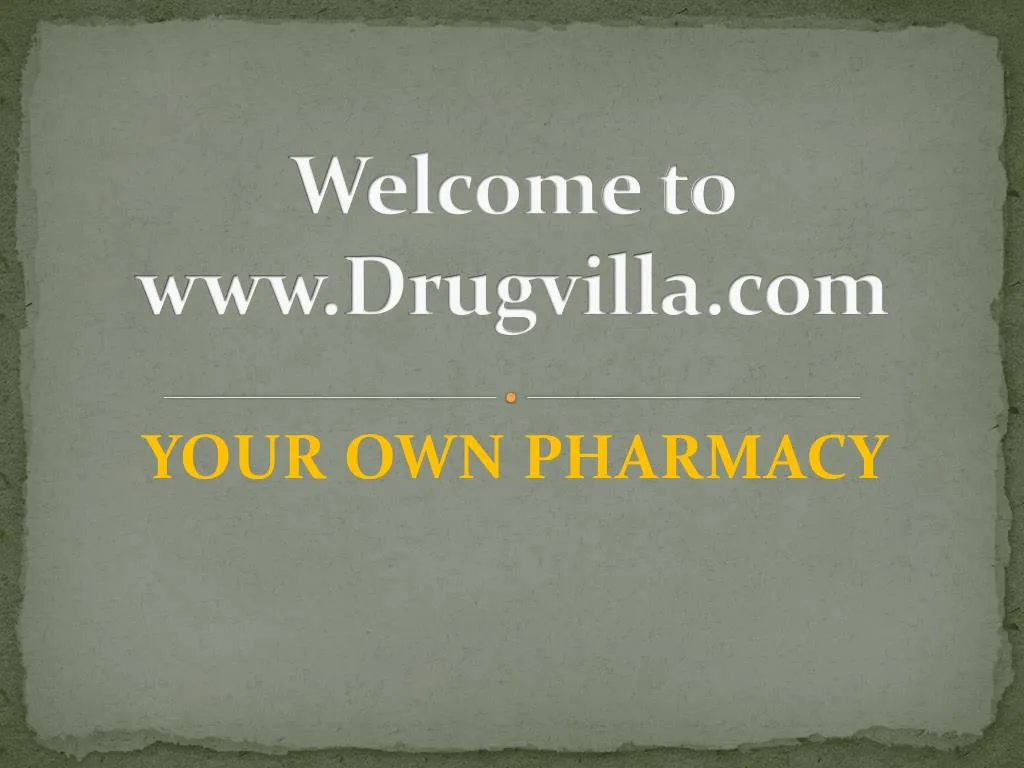 welcome to www drugvilla com