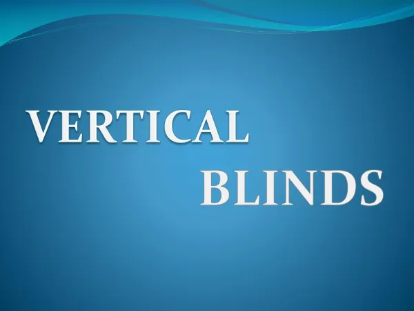 Best vertical Blinds