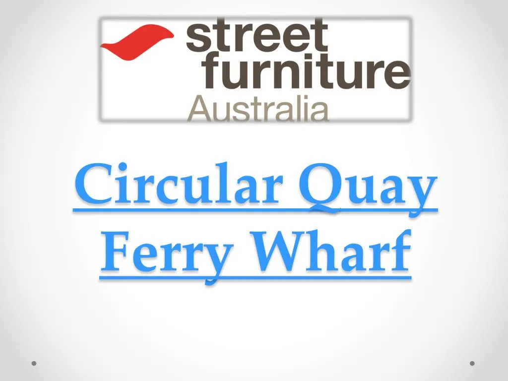 circular quay ferry wharf