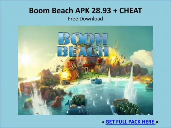 Boom beach v28.93 apk cheat free download