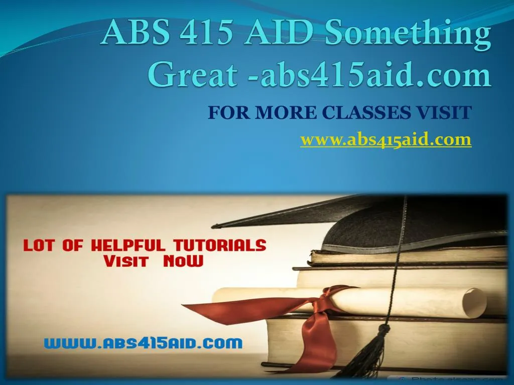 abs 415 aid something great abs415aid com