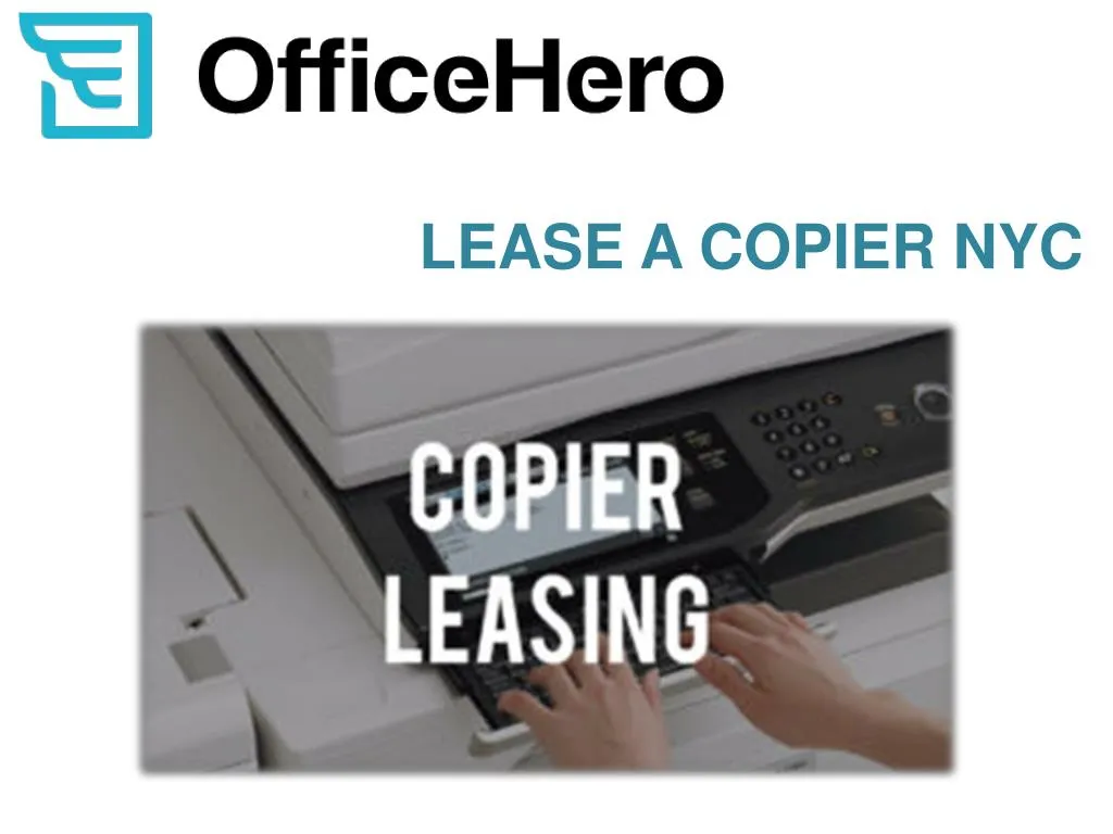 lease a copier nyc