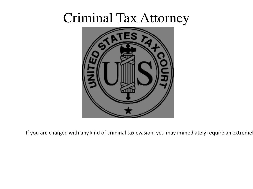 criminal tax attorney