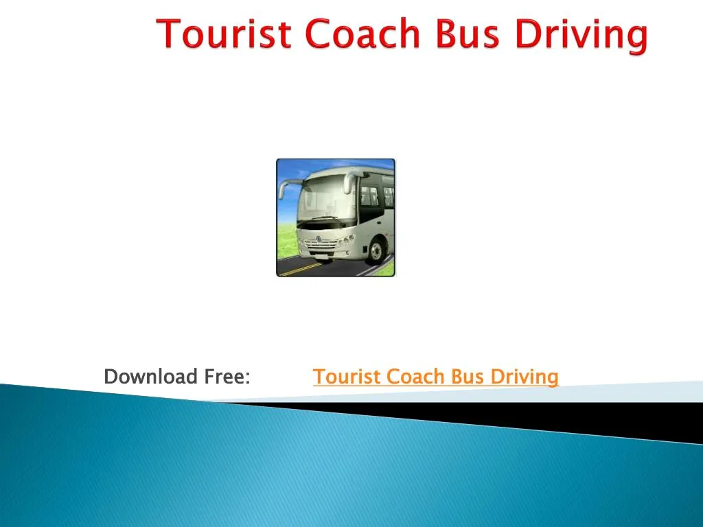 tourist coach bus driving