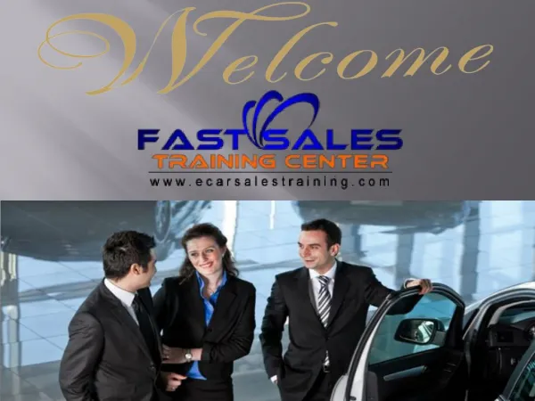 Auto Sales Training Center