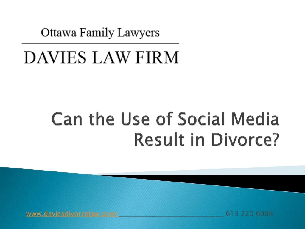 can the use of social media result in divorce