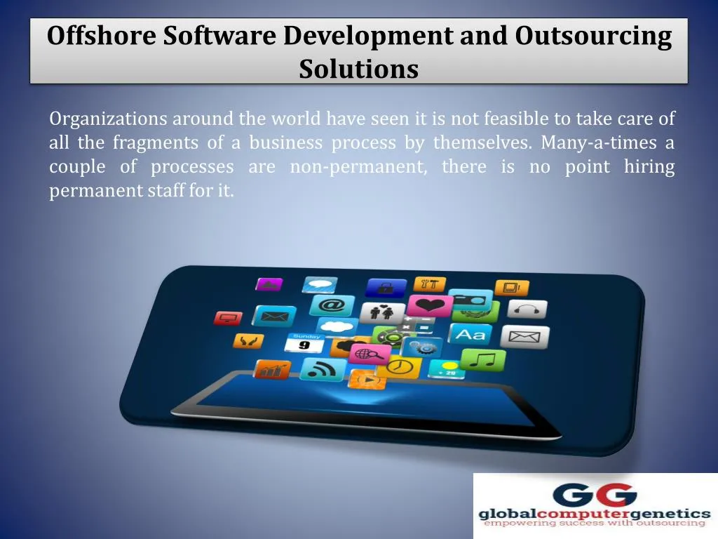 offshore software development and outsourcing solutions