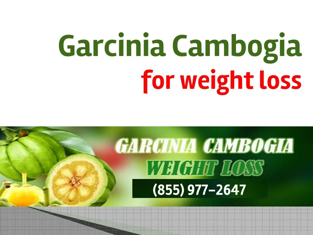 garcinia cambogia for weight loss