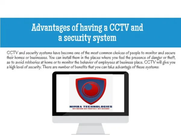 CCTV Security System for Business