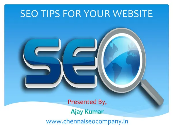 SEO Tips for Your Website