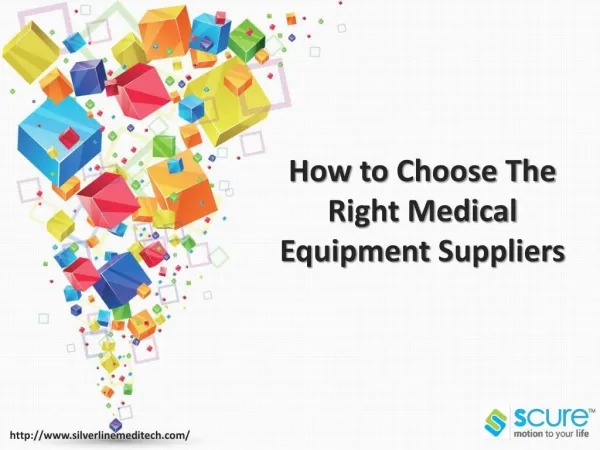 How to choose the right medical equipment suppliers
