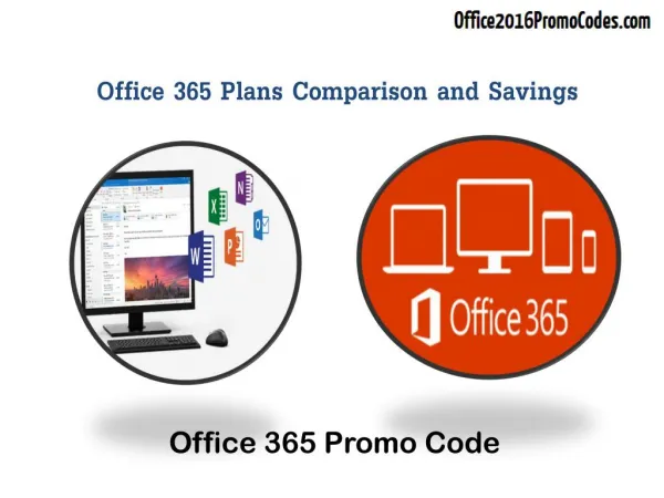 Office 365 Plans Comparison and Savings