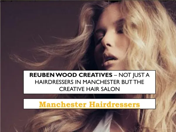 Hairdressers Manchester City Centre