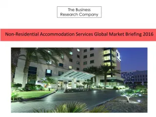 Non-Residential Accommodation Market - slide 1