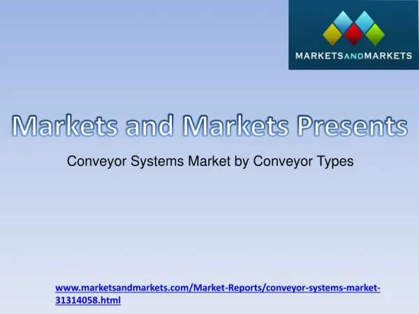 Conveyor Systems Market by Conveyor Types