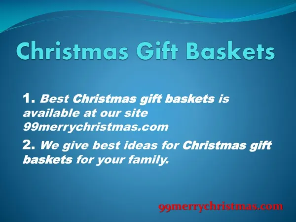 Online Christmas Fruit Baskets by 99merrychristmas