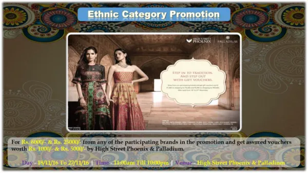 Ethnic Category Promotion
